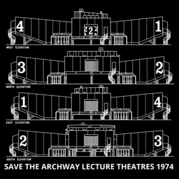 SAVE THE ARCHWAY LECTURE THEATRES 1974 - AS Colour Womens Classic Tee Design