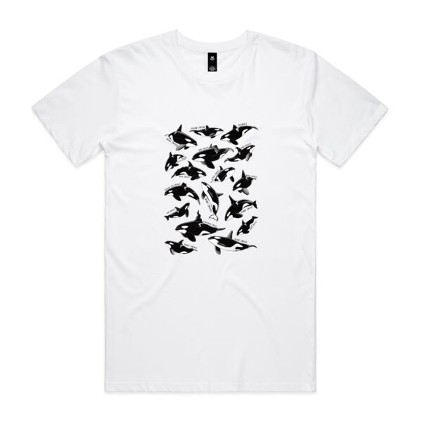 NZ Orca tee - UNISEX - Mens Staple T shirt Thumbnail
