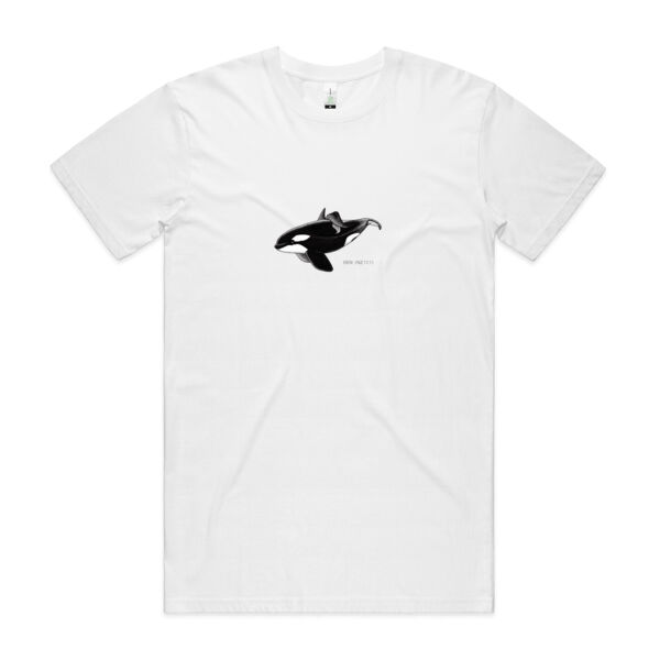 Ben - NZ Orca - tee  - Mens Staple Organic Tee Thumbnail