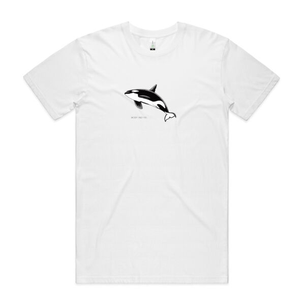 Moby - NZ Orca - tee - Mens Staple Organic Tee Thumbnail