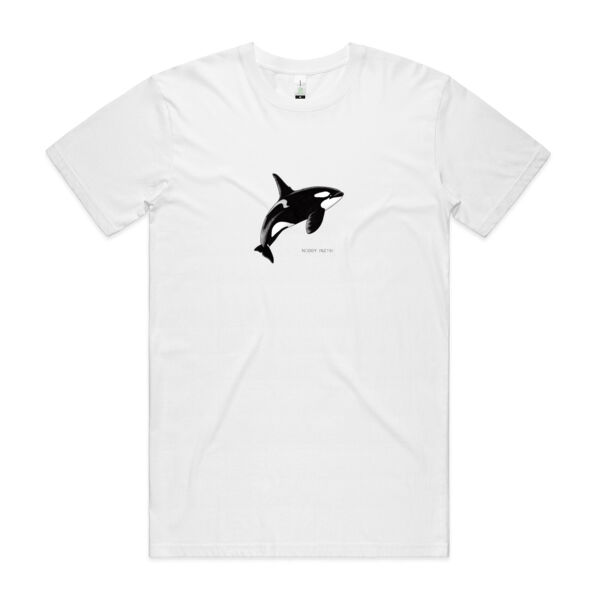 Nobby - NZ Orca - tee - Mens Staple Organic Tee Thumbnail