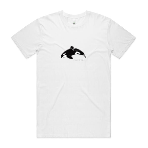 Ragged Top - NZ Orca - tee - Mens Staple Organic Tee Thumbnail