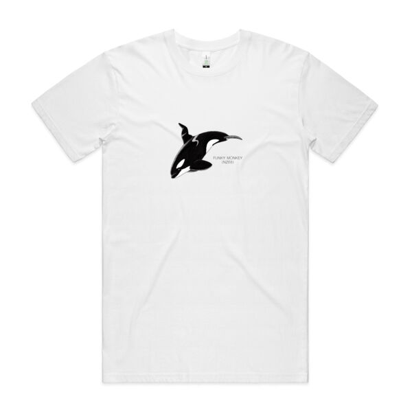 Funky Monkey - NZ Orca - tee - Mens Staple Organic Tee Thumbnail
