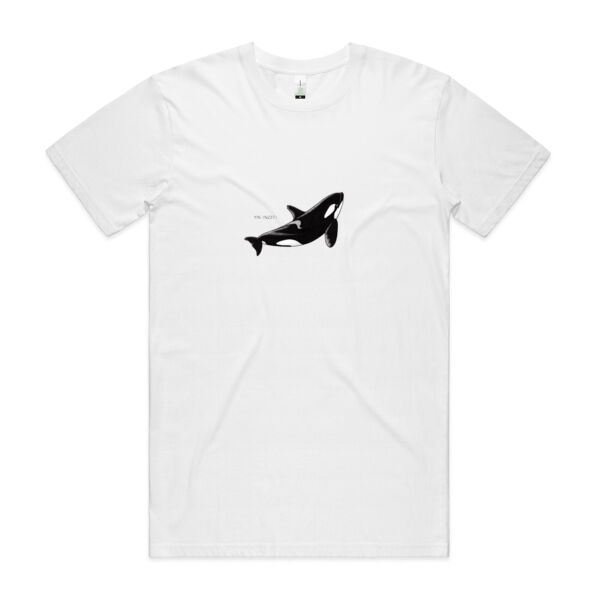 Yin - NZ Orca - tee - Mens Staple Organic Tee Thumbnail