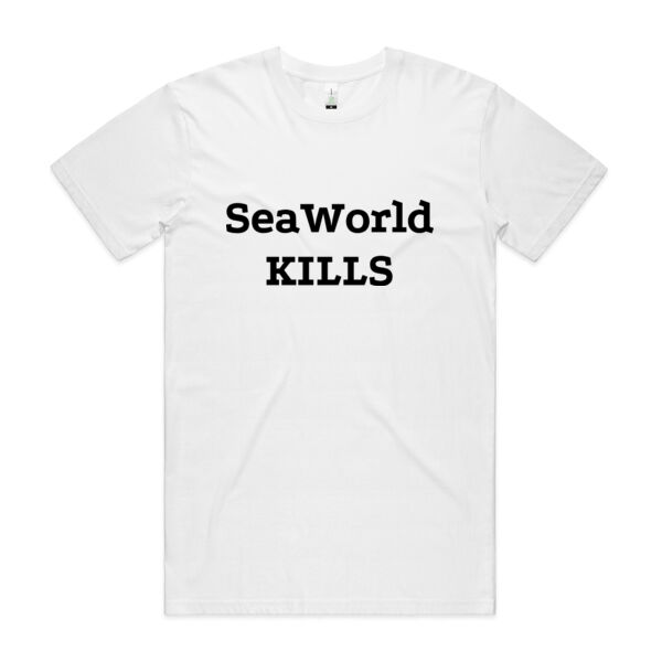 SeaWorld KILLS - organic cotton tee - Mens Staple Organic Tee Thumbnail
