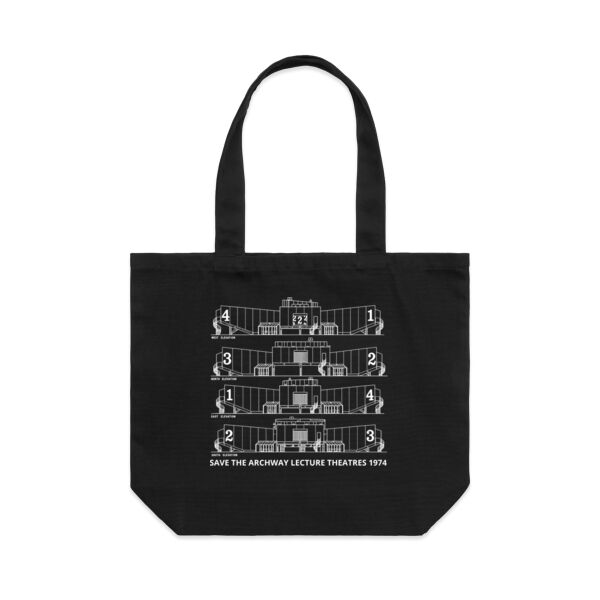 SAVE THE ARCHWAY LECTURE THEATRES 1974 - AS Colour Shoulder Tote Thumbnail