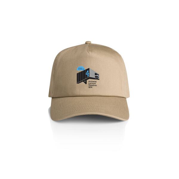 Taupe brutalist cap - AS Colour Frame Soft Cap Thumbnail