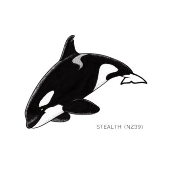 Stealth - NZ Orca - tee - Mens Staple Organic Tee Design