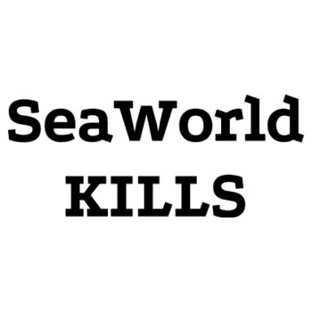 SeaWorld KILLS - organic cotton tee - Mens Staple Organic Tee Design